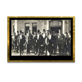 Gazi Mustafa Kemal Atatürk ÖZEL SERİ^# Miyrem  Design Cam Tablo Model: 789