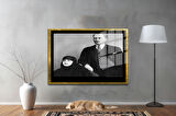 Gazi Mustafa Kemal Atatürk ÖZEL SERİ^# Miyrem  Design Cam Tablo Model: 804