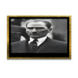 Gazi Mustafa Kemal Atatürk ÖZEL SERİ^# Miyrem  Design Cam Tablo Model: 817