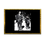 Gazi Mustafa Kemal Atatürk ÖZEL SERİ^# Miyrem  Design Cam Tablo Model: 818