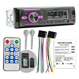 Premio Kac38 RGB 7 Renkli Çift Usb Sd Fm Aux Bluetooth Kumandalı Mekaniksiz Oto Teyp 4x55 Watt