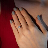 0.27 Karat Baget Pırlanta Yüzük