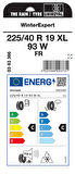 UNIROYAL 225/40R19 93W XL FR WINTER EXPERT 2025 ÜRETİM KIŞ LASTİĞİ