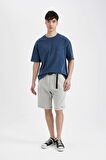 DeFacto Oversize Fit Düz Paça Şort B8797AX24SMGR367