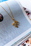 Coral Kolye Gold