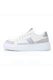 Kadın Trend Kalın Taban Sneaker Günlük Spor Ayakkabı Bağcıklı Ortopedik Rahat Taban