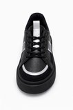 Kadın Trend Kalın Taban Sneaker Günlük Spor Ayakkabı Bağcıklı Ortopedik Rahat Taban