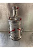 Krom Semaver Çift Musluklu 5litre