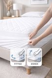 Adelya Classic Kapitone Fitted Full Kenar Su Sıvı Geçirmez Alez Yatak Koruyucu Tek Çift Battal