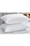 2 Adet Silikon Yastık Ve 2 Adet %100 Pamuk Kapitone Yastık Koruyucu 50 X 70 cm