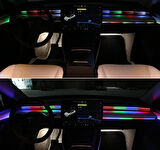 Araç İçi Ambiyans Aydınlatma Wifi Kontrol 12-24V USB 110 cm