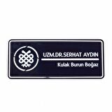 Doktora Özel Kapı İsimlik Tabelası Ofis Yönlendirme Kapı İsimlik Doktor Tabela