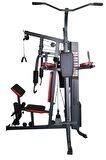 3 Bölmeli Çalışma Istasyonu ( Ağırlık, Boks, Fitness Barfiks )
