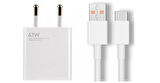 Xiaomi Mi 67W Hızlı Şarj Adaptörü + Şarj Kablosu Beyaz (OUTLET) (12 AY EVOFONE GARANTİLİ)