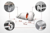 Evrensel Silikon Gider Koku Önleyici Koruyucu, Lavabo Duş Küvet Yer Sifonu İçin Gider Kapağı, Haşere ve Koku Engelleyici Anti,Odor Drain Stopper, Su Geçirgen Filtreli Gider Tıkacı (2)