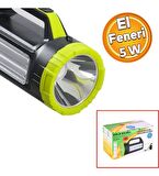 Gold Silver GS-2682 5W Şarj Edilebilir El Feneri