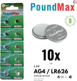 10 Adet AG4 376 377 SR626 SR626SW LR66 1.5v Düğme pil, Alkalin saat pili, çocuklara dayanıklı ambalaj, küçük elektronik cihazlar için,ölçüm cihazları ve hesap makineleri