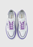 Lila Deri Kadın Sneaker