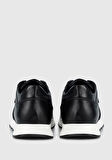 Siyah Deri Erkek Sneaker
