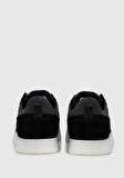 Siyah Deri Erkek Sneaker