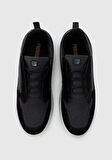 Siyah Deri Erkek Sneaker