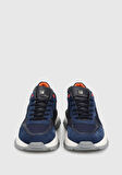 Lacivert Deri Erkek Sneaker