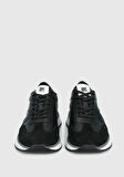 Siyah Deri Erkek Sneaker