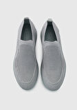 Gri Deri Erkek Ayakkabı