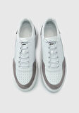 Beyaz Deri Erkek Sneaker