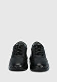 Siyah Deri Erkek Sneaker
