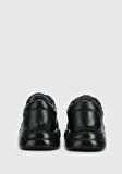 Siyah Deri Erkek Sneaker