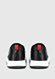 Siyah Deri Erkek Sneaker