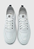 Beyaz Deri Erkek Sneaker