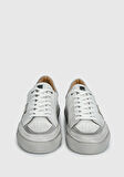 Beyaz Deri Erkek Sneaker