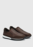 Kahve Deri Erkek Sneaker