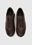Kahve Deri Erkek Sneaker