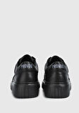 Siyah Deri Erkek Sneaker