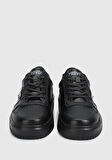 Siyah Deri Erkek Sneaker