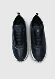 Lacivert Deri Erkek Sneaker