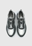 Gri Deri Erkek Sneaker