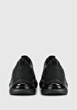 Siyah Deri Erkek Sneaker