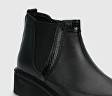 Siyah Deri Kadın Bot