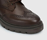 Kahve Deri Erkek Bot