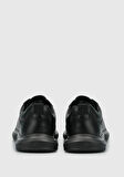 Siyah Deri Erkek Sneaker