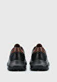 Siyah Deri Erkek Sneaker