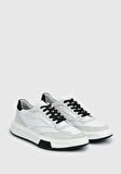 Beyaz Deri Erkek Sneaker