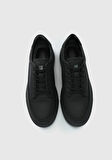 Siyah Deri Erkek Sneaker