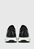 Siyah Deri Erkek Sneaker