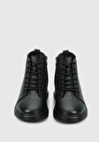 Siyah Deri Erkek Bot