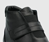 Siyah Deri Kadın Bot